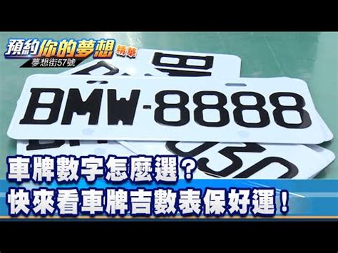 車牌總數吉凶|【車牌總數吉凶】車牌數字看吉凶！你的車牌號碼是好還是壞？